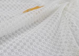 Best Stabilizer Voile Embroidered Eyelet Polyester Lace Fabric For Wedding Dress wholesale