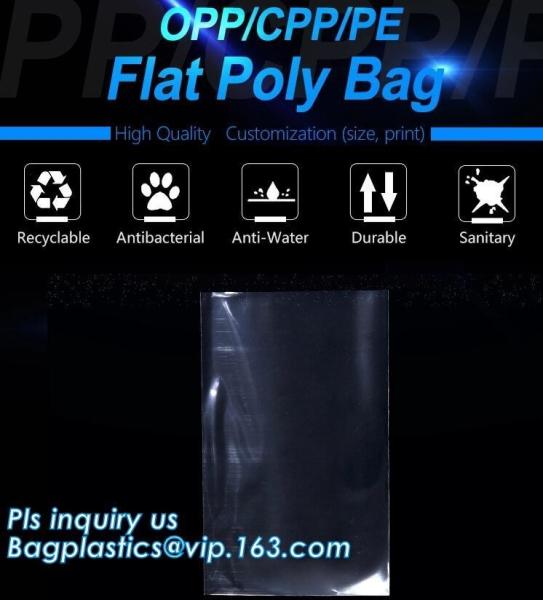 Cheap clear opp/cpp three side seal bag for beans,biscuits,cookies,pp cpp self-adhesive poly bag with glue tape,CPP BOPP plast for sale