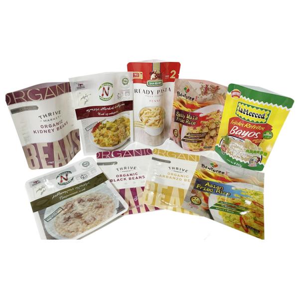 Cheap Transparent High Temperature Retort Pouch Microwaveable 121-135℃ Stand Up Pouch RCPP for sale