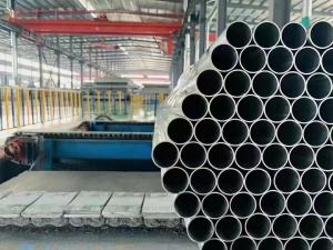 Best MS ERW Hollow Steel Pipe Hot Dip Galvanized Steel Pipe ASTM A106 A36 A53 1.0033 BS 1387 wholesale