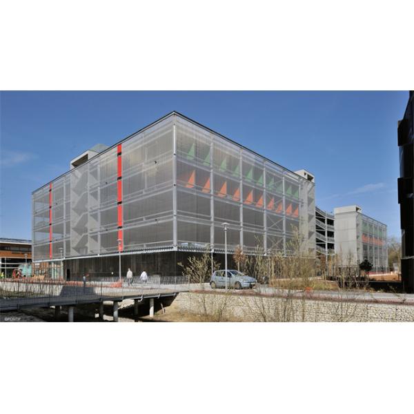 Stainless Steel Architectural Wire Mesh Facade Cladding Panels Room Dividers