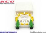 2 Port Fiber Optic Termination Box SC / APC Optica Fibra Socket Roseta Face