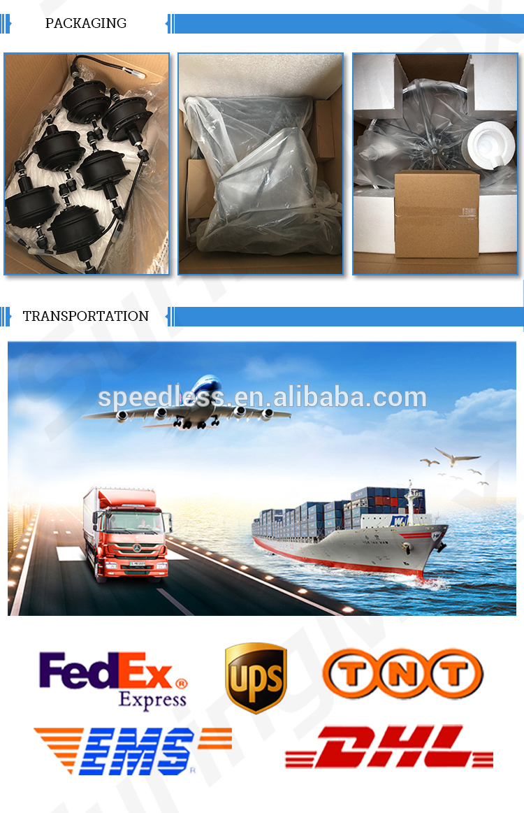 72v 3000w brushless dc hub motor