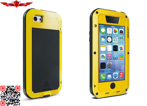 New 100% Qualify Aluminum Dirtproof/Shockproof/Waterproof Case For Iphone5C Multi Colors