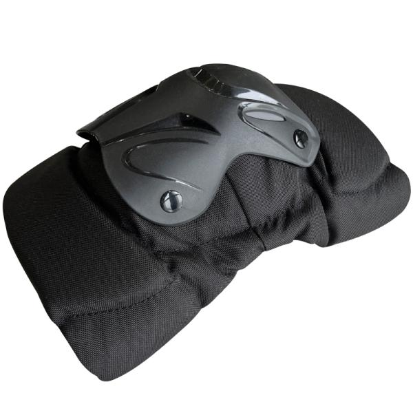 Motor-Rider Knee and Elbow Protectors with Hook and Loop Straps and Customizable Logo