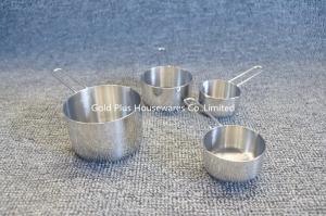 Best 4pcs Wholesale stackable stainless steel measuring spoon set 80cm measuring cup for Kitchen baking tools wholesale