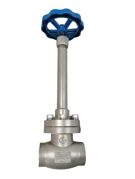 Cheap DN25 PN50 CF8 Cryogenic Socket Weld Globe Valve for sale