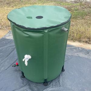 China 380L PVC Tarpaulin Collapsible Portable Water Storage Tank for Farm Garden Agriculture on sale