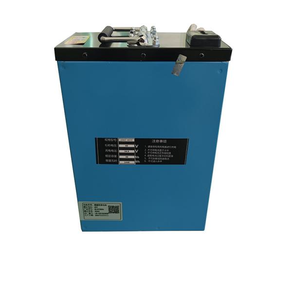 Cheap Electric Forklift Lithium Ion Battery 2000 Cycles Max Charge Current 80ah Size 250*165*450mm for sale