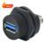 China Rigoal IP67 Outdoor Waterproof USB Connector Panel Mount Receptacle USB 3.0 on sale