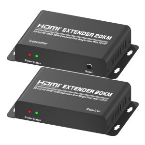 Buy cheap HDMI Over Single Fiber 20KM 1080P HDMI Extender from wholesalers