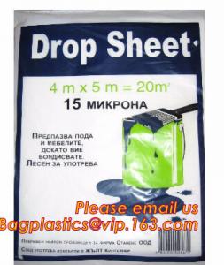 Best Plastic Disposable Cover Sheet Protect Drop Cloth / Dust Sheet wholesale