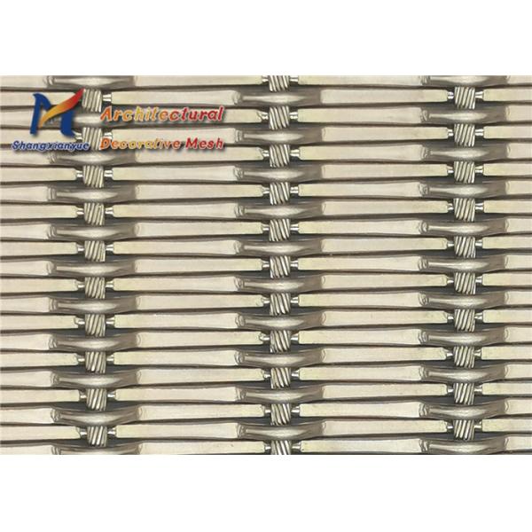 Lobby Pillar Covering SS316 SS Cable Mesh Screen 80mm