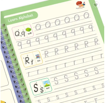 Hot Stamping Hard Cover Book Printing For School Reusable Writing Copybook