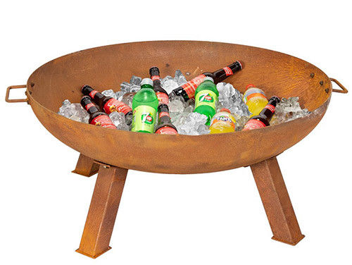 Custom Outdoor Wood Burning Fire Pit GN-FP-320 Corten Steel Outdoor Firepit