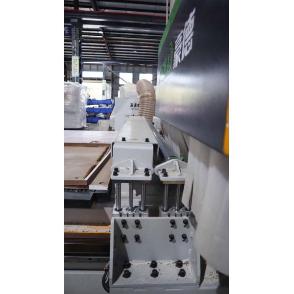 Servo Control CNC Nesting Machine Wood Cutting With 12 Tools Magazine And 9V Drill Bank