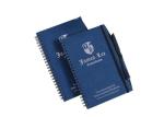 High quality office products A5 lined notebook spiral journal notebook with pen