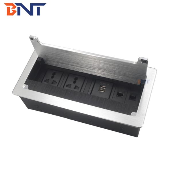 Meeting table hidden socket type table usb power socket with laser logo service