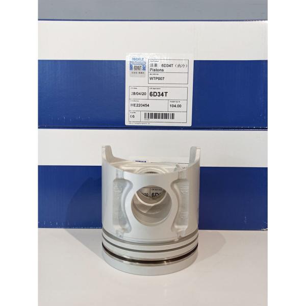 6D34 ME220454 Mahle Engine Parts Piston For Mitsubishi HD820-3