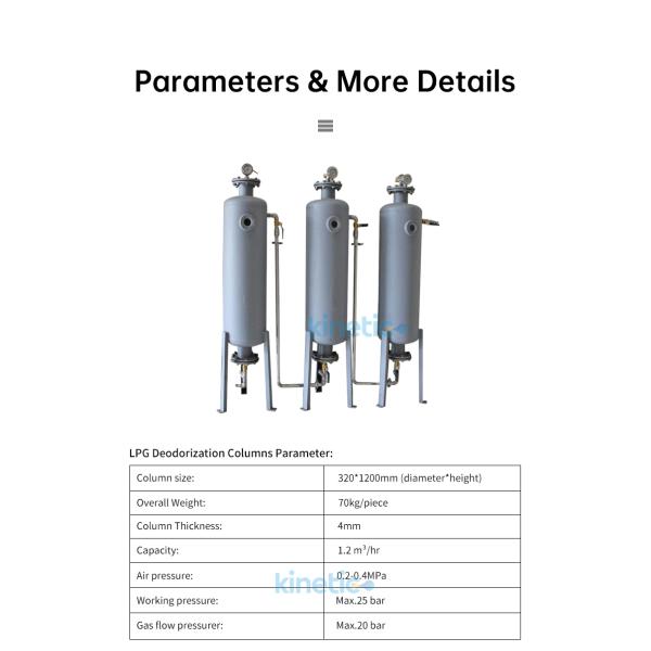 Deodorization Towers LPG Filter Columns