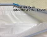 Laundry Bags Hospitality Plastic Bags Drawstring Closure Write-On Indicator