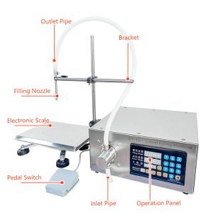Best YIMUPACK YM-DW1 Semi-Automatic Electronic Scale Liquid Filling Machine wholesale