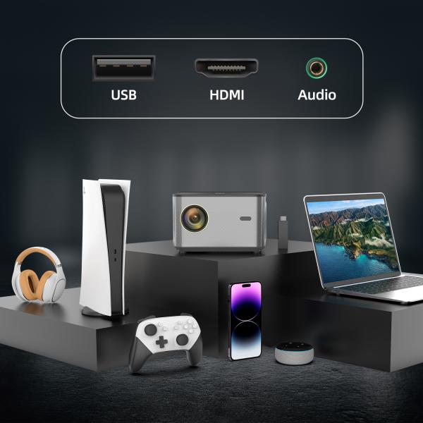 Full HD 1080P 4K Home Theater Projector Smart Android WIFI 3D Video