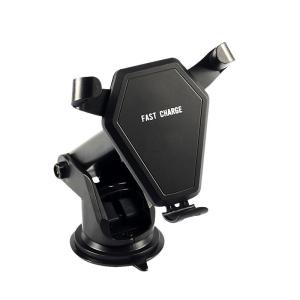 Best Gravity Mount Qi Wireless Car Charger Dock Adjustable Black Color Case - Friendly wholesale