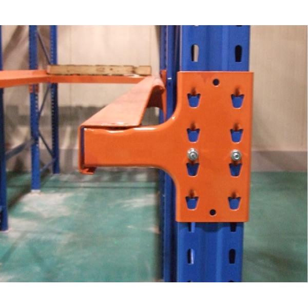 Forklift Drive In Racking System , Drive In Warehouse Racking Optional Dimension