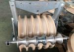 Galvanized Transmission Conductor Stringing Block Pulley