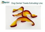 Bi - Color Twist Shaped Dog Food Extrusion Machine Treats Snacks Processing Line