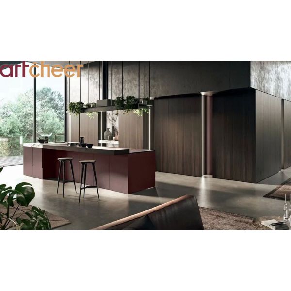 Eco-Friendly Modern Design Kitchen Cabinet with Customizable Size for Modular Kitchen