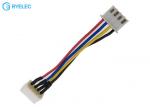Jst 4pin Male To Female XH 2.54mm Pitch Custom Wire Harness With UL1007 24AWG