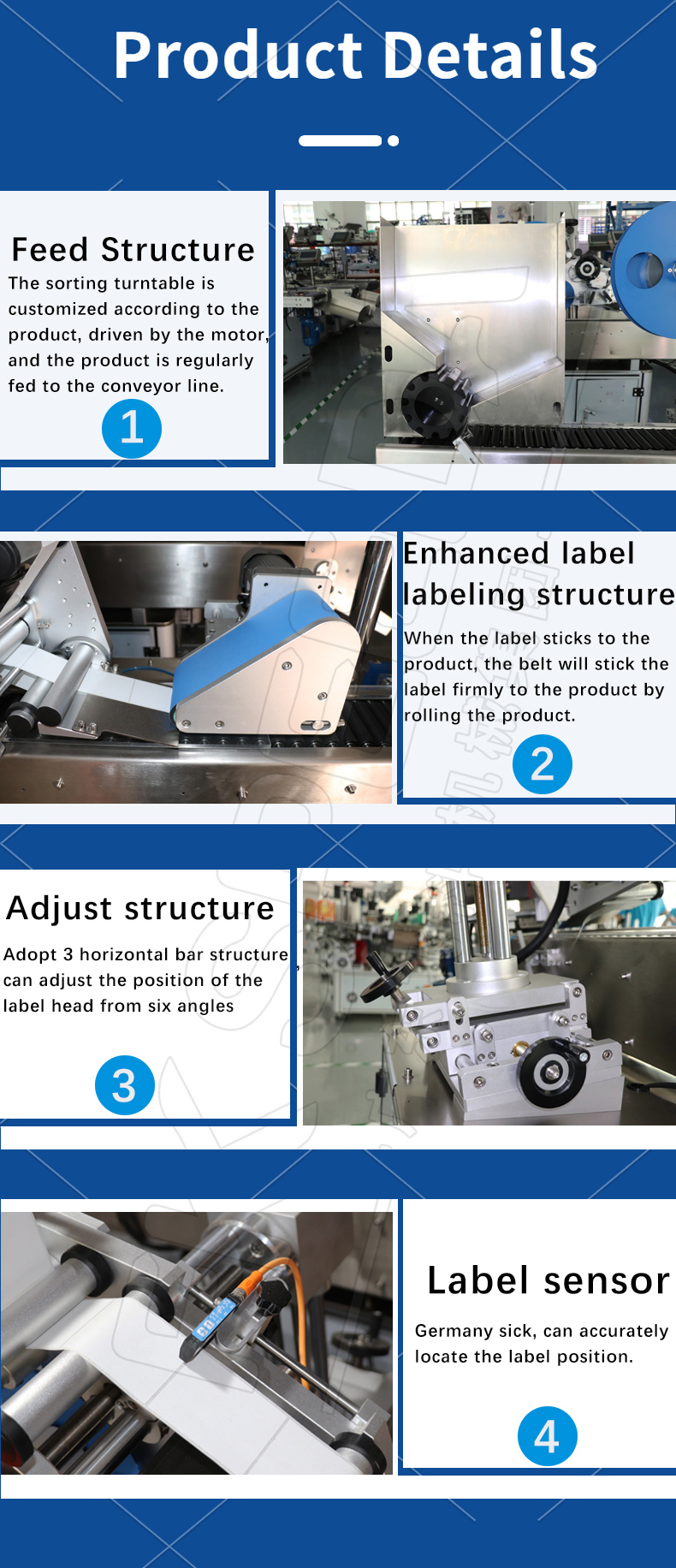 FK807 Automatic Ampoule Vial Labeling Machine for 3ml 5ml 10ml Syrup Blood Test Tubes