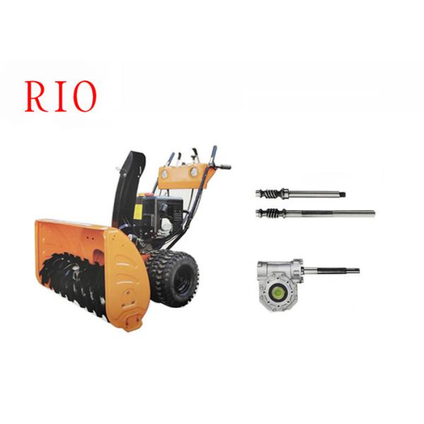 Vf63 Small Snowblower Gearbox With Long Worm Spline Large Output Torque