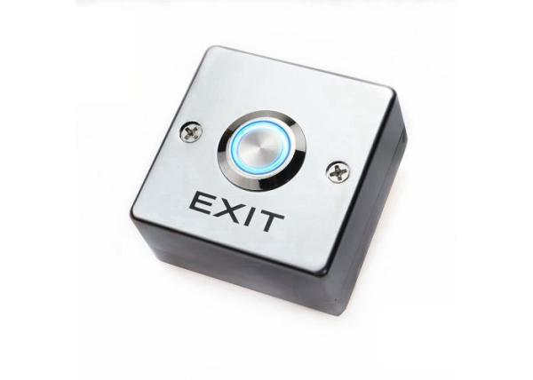 Cheap Square Illuminated Push Button Switch , Normally Open Automatic Door Button for sale