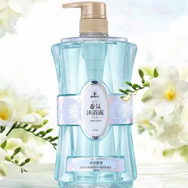 Cheap Mint Fresh Herbal Shower Gel Natural Ingredients Shea Butter For SPA for sale