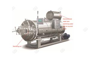 Continuous Circulation Glass Bottle Sterilization Machine Automatic 1700*1000*2400mm