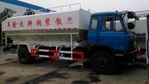 hot sale dongfeng 153 190hp diesel 12ton chicken feed delivery truck, best price dongfeng brand 20m3 animal feed truck