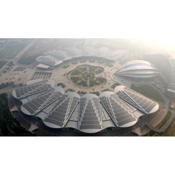 Large Scale No PID Bifacial Solar Panels Ground Solar Systems For Solar Power Station