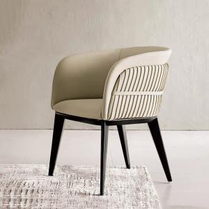 Best Luxury Streamline Household  PU Dining Chair Metal Leg Wear Resistance wholesale