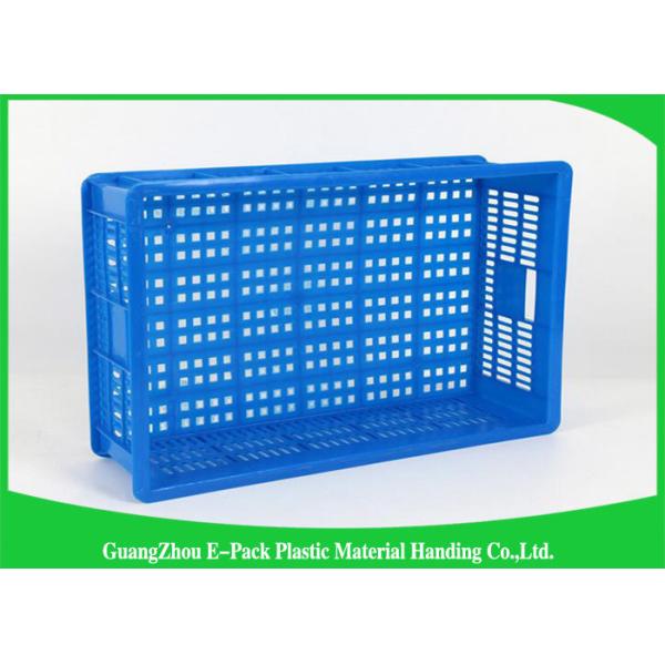 Mesh Plastic Food Crates Moving Storage Environmental Protection For Supermarkets