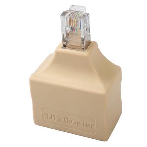China 125V 1.5A RJ11 Modular Jack One Revolution Two Female Non Shielded on sale