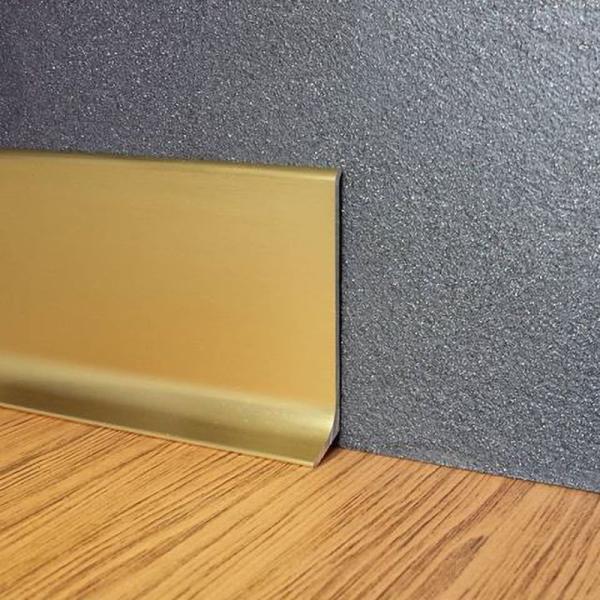 Aluminium Extrusion Profile Skirting Board Aluminum Step Edge Trim 2.5m