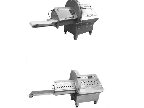 Cheap 200pcs/min Cheese Ham Meat Slicer Cutting Machine Bevel Connection for sale