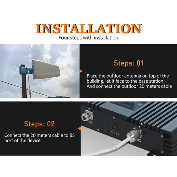 2G 4G Mobile Signal Booster repetidora Signal Amplifier Cell phone amplificateur 4g Phone repeater