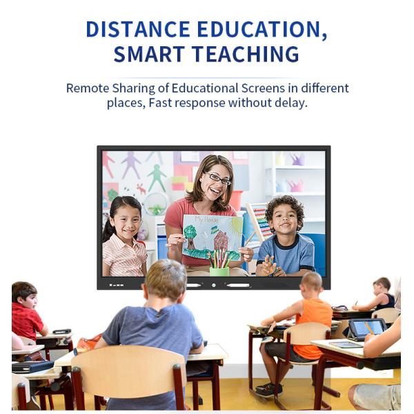 4k Smart Classroom Touch Screen Interactive Whiteboard 55 75 86 98 Inch