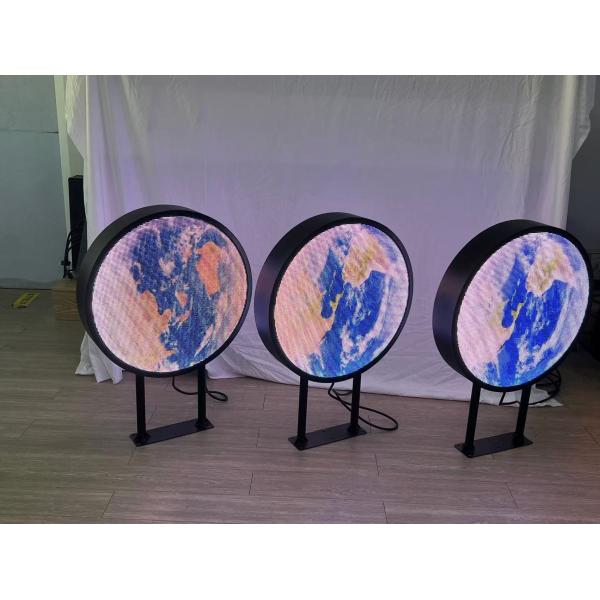 Double-face outdoor led display Round LED Display P4 outdoor circle led sign