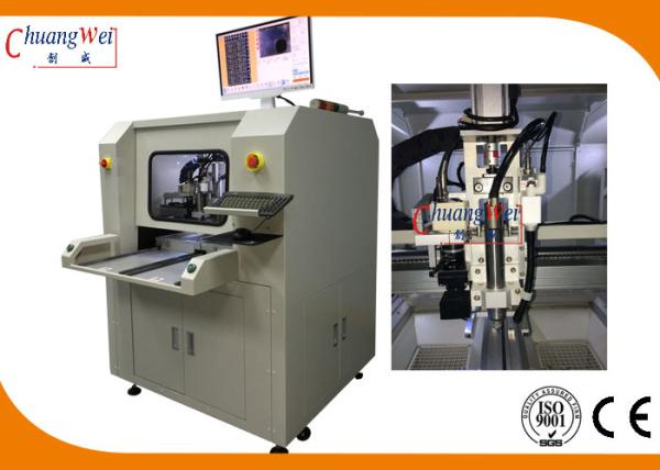 Cheap Spindle PCB Depaneling Router with CCD Camera System 220V for sale