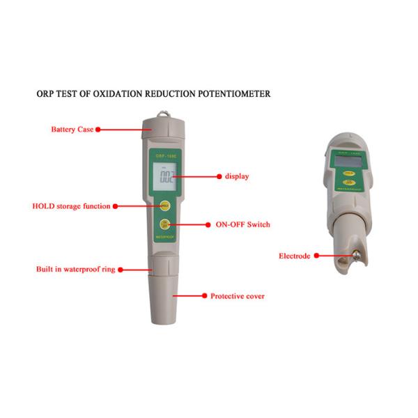 CE Waterproof LCD Resolution 1mV Digital ORP Meter
